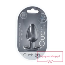 Smooth Silicone Anal Plug - Large - 3.5