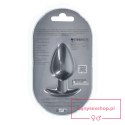 Smooth Silicone Anal Plug - Large - 3.5" / 8,9 cm - Gunmetal Smooth Silicone Anal Plug - Large - 3.5" / 8,9 cm - Gunmetal