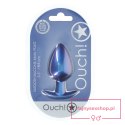 Smooth Silicone Anal Plug - Large - 3.5" / 8,9 cm - Metallic Blue Smooth Silicone Anal Plug - Large - 3.5" / 8,9 cm - Metallic Blue