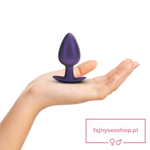Smooth Silicone Anal Plug - Large - 3.5" / 8,9 cm - Metallic Purple Smooth Silicone Anal Plug - Large - 3.5" / 8,9 cm - Metallic Purple