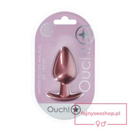 Smooth Silicone Anal Plug - Large - 3.5