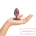 Smooth Silicone Anal Plug - Large - 3.5" / 8,9 cm - Rose Gold Smooth Silicone Anal Plug - Large - 3.5" / 8,9 cm - Rose Gold