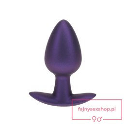 Smooth Silicone Anal Plug - Medium - 3.1 / 7,9 cm - Metallic Purple