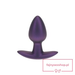 Smooth Silicone Anal Plug - Small - 2.6 / 6,5 cm - Metallic Purple