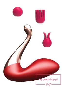 Stymulator - Swan massager, interchangeable heads - USB 9 Functions / APP Mobile