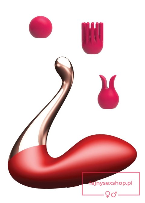Stymulator - Swan massager, interchangeable heads - USB 9 Functions / APP Mobile Stymulator - Swan massager, interchangeable heads - USB 9 Functions / APP Mobile
