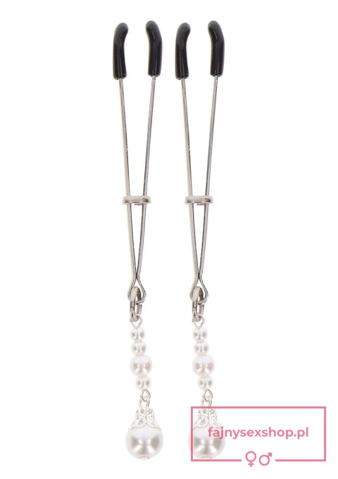 Tweezers With Pearls Silver Tweezers With Pearls Silver