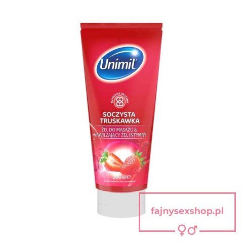 UNIMIL STRAWBERRY MASSAGE GEL 200ml UNIMIL STRAWBERRY MASSAGE GEL 200ml