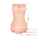 CRAZY BULL - Realistic Vagina Masturbator, Vibration Water lubricant, 3 AAA batteries