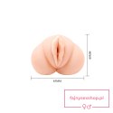 CRAZY BULL - Realistic Vagina Masturbator, Vibration Water lubricant, 3 AAA batteries