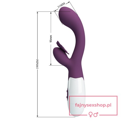 PRETTY LOVE - Butterfly Kiss purple, 30 vibration functions PRETTY LOVE - Butterfly Kiss purple, 30 vibration functions