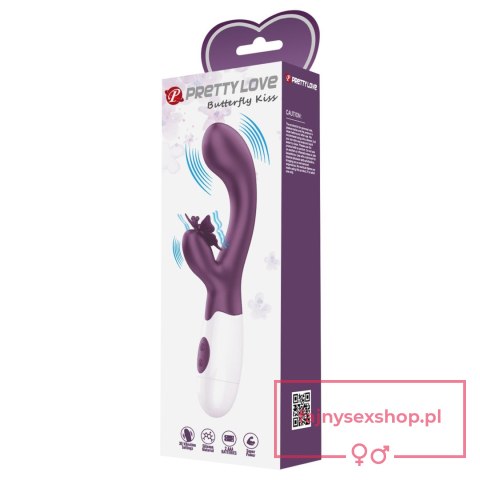 PRETTY LOVE - Butterfly Kiss purple, 30 vibration functions PRETTY LOVE - Butterfly Kiss purple, 30 vibration functions