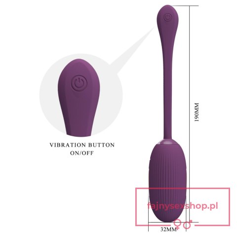 PRETTY LOVE - Doreen, 12 vibration functions 3 electric shock functions Mobile APP Long-distance Control PRETTY LOVE - Doreen, 12 vibration functions 3 electric shock functions Mobile APP Long-distance Control