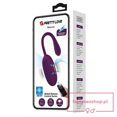 PRETTY LOVE - Doreen, 12 vibration functions 3 electric shock functions Mobile APP Long-distance Control PRETTY LOVE - Doreen, 12 vibration functions 3 electric shock functions Mobile APP Long-distance Control