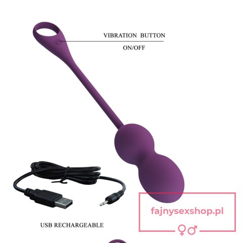 PRETTY LOVE - Elvira dark Purple, 12 vibration functions Mobile APP Long-distance Control PRETTY LOVE - Elvira dark Purple, 12 vibration functions Mobile APP Long-distance Control