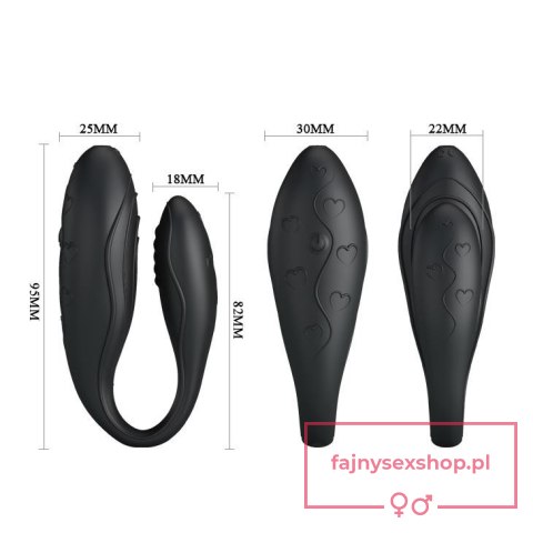 PRETTY LOVE - INDULGENCE PLUS, 30 functions black PRETTY LOVE - INDULGENCE PLUS, 30 functions black