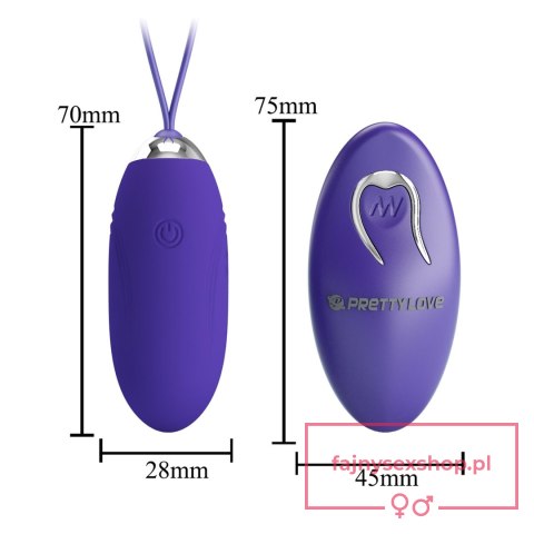 PRETTY LOVE - Jenny - Youth, Wireless remote control 12 vibration functions PRETTY LOVE - Jenny - Youth, Wireless remote control 12 vibration functions