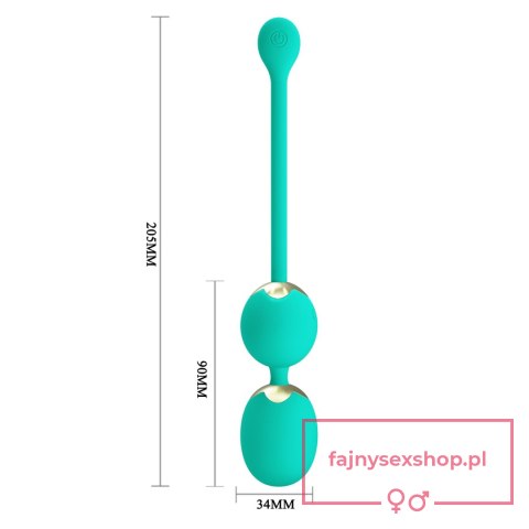 PRETTY LOVE - LECHIES Dream chaser 5, Green, Wireless remote control 12 vibration functions Memory function PRETTY LOVE - LECHIES Dream chaser 5, Green, Wireless remote control 12 vibration functions Memory function