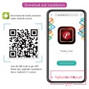 PRETTY LOVE - Nymph, 12 vibration functions Mobile APP Long-distance Control, ABS, 1 AAA battery