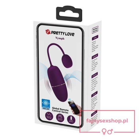 PRETTY LOVE - Nymph, 12 vibration functions Mobile APP Long-distance Control, ABS, 1 AAA battery PRETTY LOVE - Nymph, 12 vibration functions Mobile APP Long-distance Control, ABS, 1 AAA battery