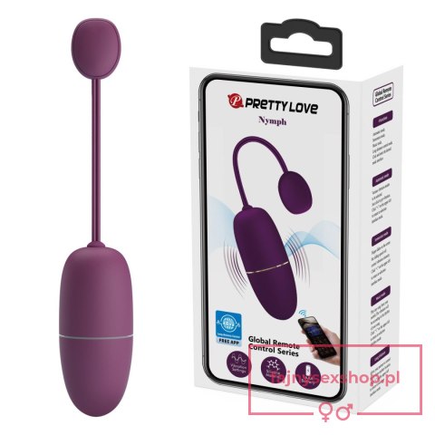 PRETTY LOVE - Nymph, 12 vibration functions Mobile APP Long-distance Control, ABS, 1 AAA battery PRETTY LOVE - Nymph, 12 vibration functions Mobile APP Long-distance Control, ABS, 1 AAA battery