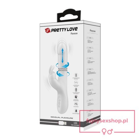 PRETTY LOVE - Reese, 12 vibration functions 4 rotation functions 4 thrusting settings PRETTY LOVE - Reese, 12 vibration functions 4 rotation functions 4 thrusting settings