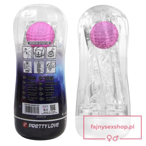 PRETTY LOVE - VACUM MASTURBATOR, WATERPROOF, TPE PRETTY LOVE - VACUM MASTURBATOR, WATERPROOF, TPE