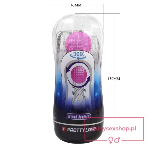 PRETTY LOVE - VACUM MASTURBATOR, WATERPROOF, TPE PRETTY LOVE - VACUM MASTURBATOR, WATERPROOF, TPE