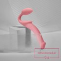 SEMI-REALISTIC BENDABLE STRAP-ON PINK - M