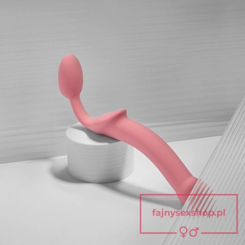 SEMI-REALISTIC BENDABLE STRAP-ON PINK - M SEMI-REALISTIC BENDABLE STRAP-ON PINK - M