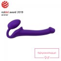 SEMI-REALISTIC BENDABLE STRAP-ON PURPLE - S SEMI-REALISTIC BENDABLE STRAP-ON PURPLE - S