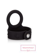 3-Snap Scrotum Ring - Medium Black 3-Snap Scrotum Ring - Medium Black
