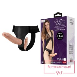 BAILE -STRAP ON DOUBLE DILDOS, 7.1''+5.9''