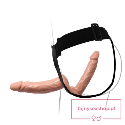 BAILE -STRAP ON DOUBLE DILDOS, 7.1''+5.9'' BAILE -STRAP ON DOUBLE DILDOS, 7.1''+5.9''