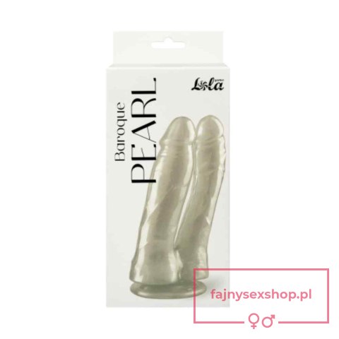 Double pearlescent dildo Baroque Pearl White Double pearlescent dildo Baroque Pearl White
