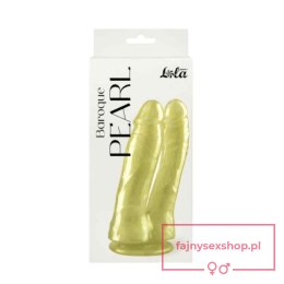Double pearlescent dildo Baroque Pearl