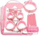 Fetish Fever - Bondage Set - 7 pieces - Pink Fetish Fever - Bondage Set - 7 pieces - Pink