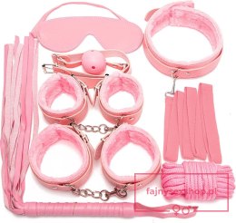 Fetish Fever - Bondage Set - 7 pieces - Pink