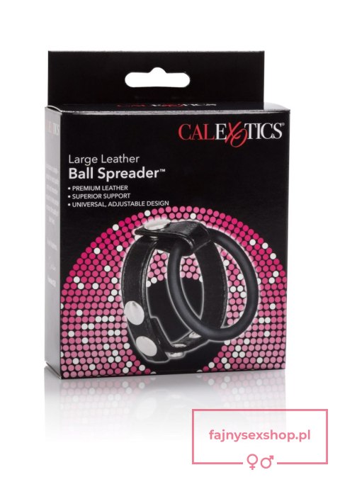 Large Leather Ball Spreader Black Large Leather Ball Spreader Black