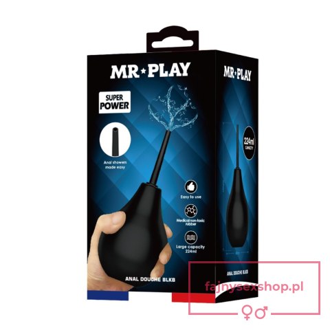 MR PLAY - ANAL DOUCHE BLKC (224 ml) MR PLAY - ANAL DOUCHE BLKC (224 ml)