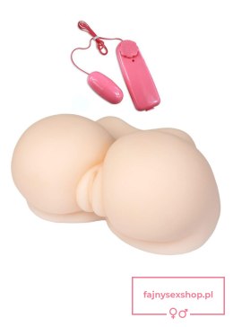 Masturbator-Vibrating Life-Sized Pussy & Ass XL