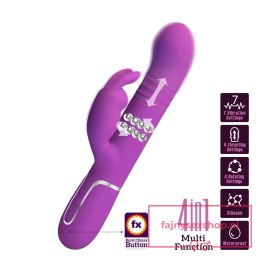 PRETTY LOVE - Coale Purple, 7 vibration functions 4 rotation functions 4 thrusting settings