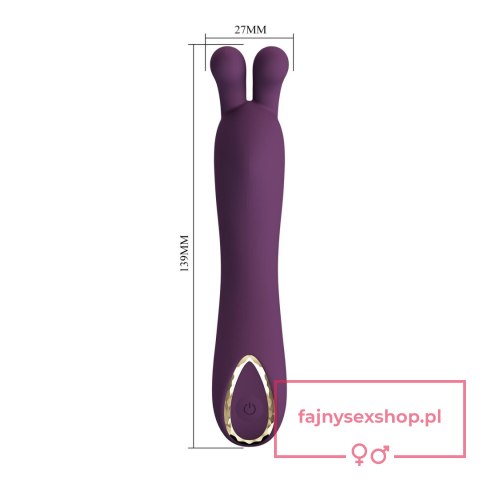 PRETTY LOVE - DJ RABBIT, 10 vibration functions, Silicone, Magnetic USB charging PRETTY LOVE - DJ RABBIT, 10 vibration functions, Silicone, Magnetic USB charging
