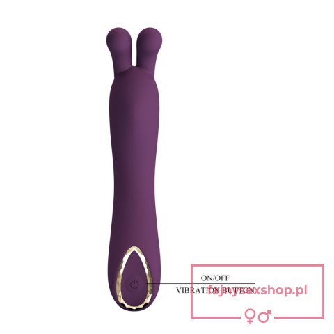 PRETTY LOVE - DJ RABBIT, 10 vibration functions, Silicone, Magnetic USB charging PRETTY LOVE - DJ RABBIT, 10 vibration functions, Silicone, Magnetic USB charging