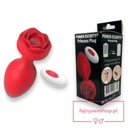 Plug - Remote Rose Design Plug - USB Rechargeable - 10 Functions - Two Colors
