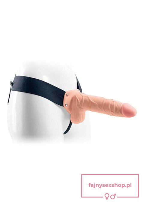 Proteza-FALLO STRAP ON CAVO REAL RAPTURE 8 FLESH WITH BALLS Proteza-FALLO STRAP ON CAVO REAL RAPTURE 8 FLESH WITH BALLS