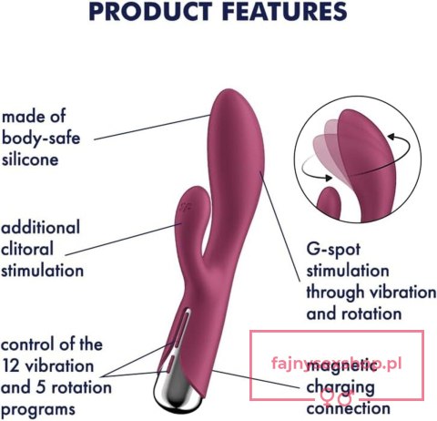 Satisfyer Spinning Rabbit 1 Red Satisfyer Spinning Rabbit 1 Red