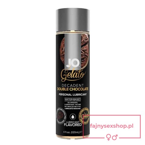 System JO - Gelato Double Chocolate Waterbased Lubricant 120 ml System JO - Gelato Double Chocolate Waterbased Lubricant 120 ml