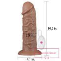 10.5'' Realistic Chubby Vibrating Dildo