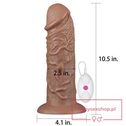 10.5'' Realistic Chubby Vibrating Dildo